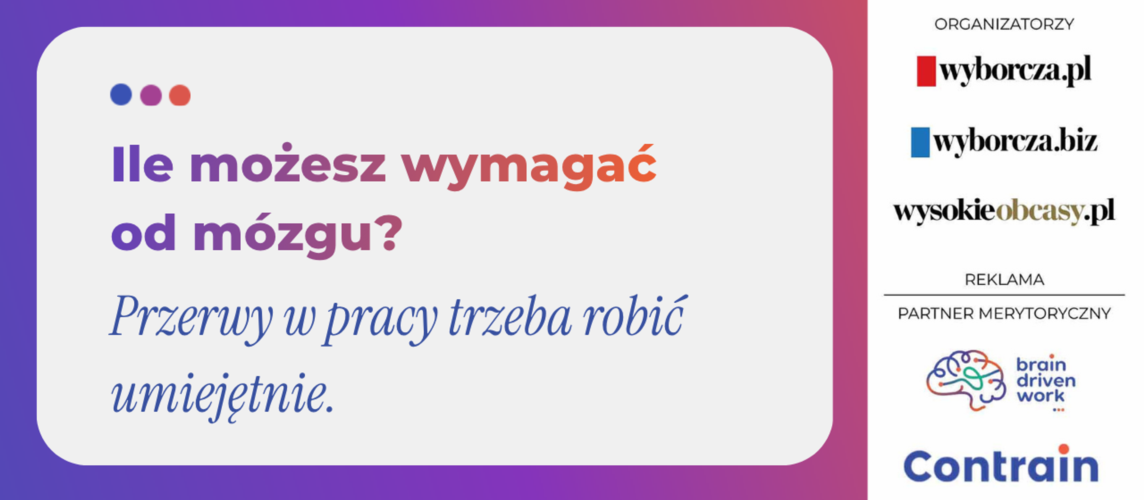 Ile możesz wymagać od mózgu? Psycholożka: Przerwy w pracy trzeba robić umiejętnie