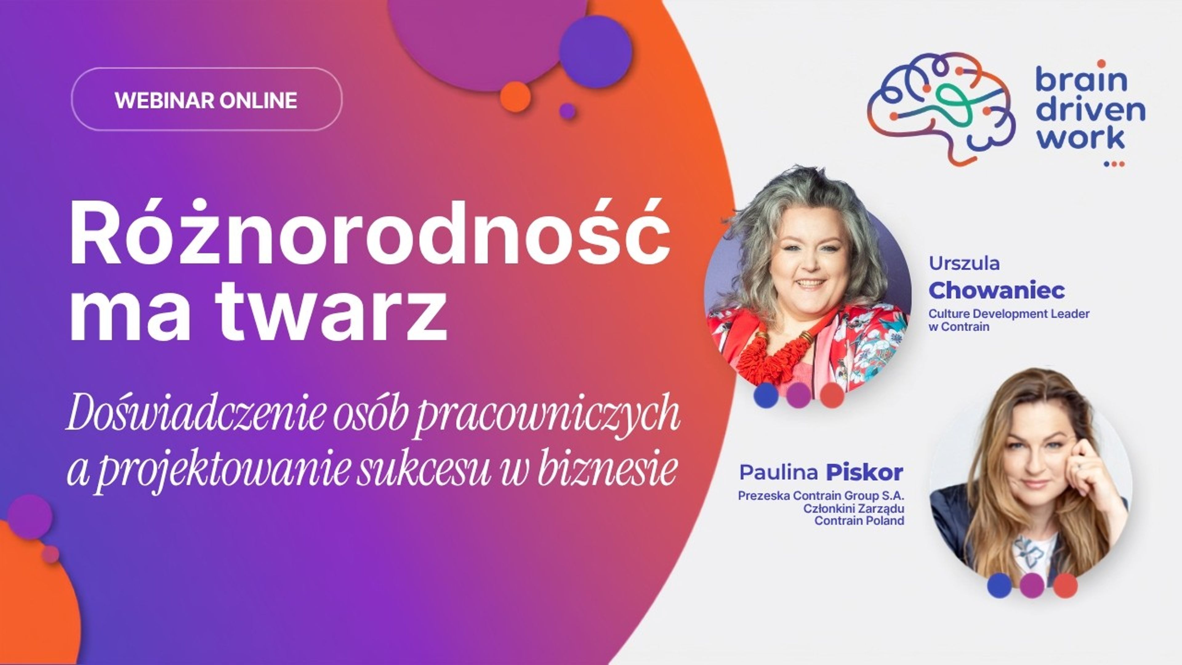Poster image for Różnorodność ma twarz. Doświadczenia osób pracowniczych, a projektowanie sukcesu w biznesie